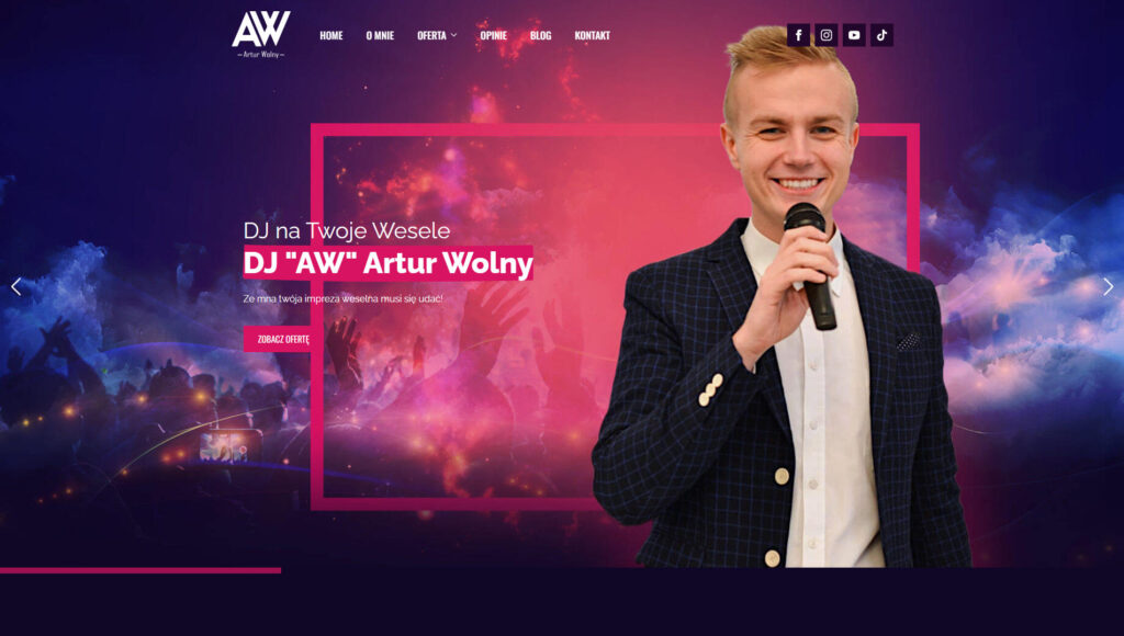 dj artur wolny strona www dla dja wodzireja konferansjera